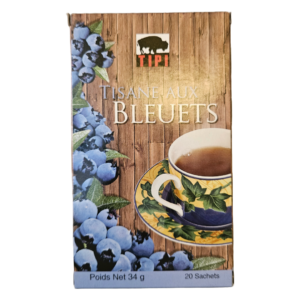 Tisane aux bleuets / myrtilles  –  20 sachets