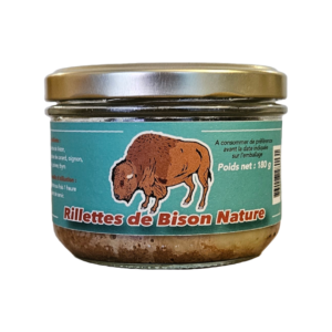 Rillettes de Bison Nature (65% bison)